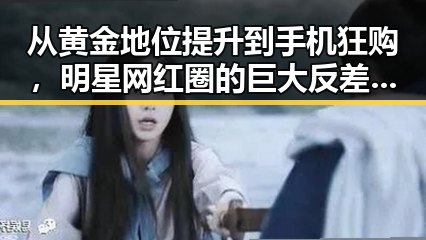 从黄金地位提升到手机狂购，明星网红圈的巨大反差与市场动向